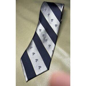 85th Allstate Sugar Bowl 2019 Men’s 100% Silk Necktie Tie Silver Navy Blue A2